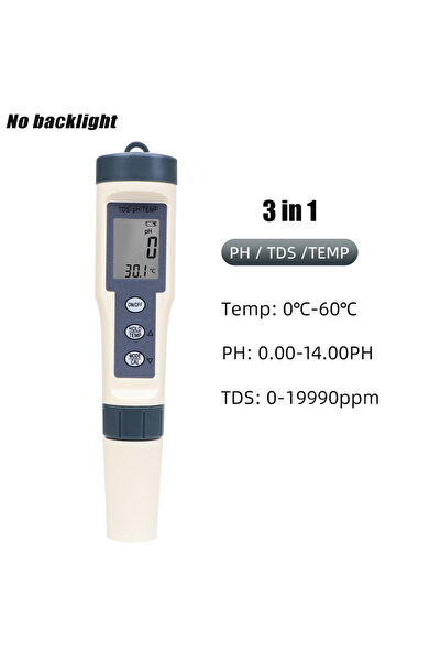 Choice1 جهاز قياس درجة الحموضة والحرارة ودرجة الحرارة 4 في 1، جهاز قياس درجة ...