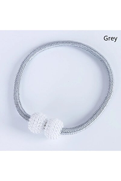 Choice10 1Pcs Grey 4/2/1Pcs Pearl Magnetic Curtain Clip Curtain Holders Tie B...