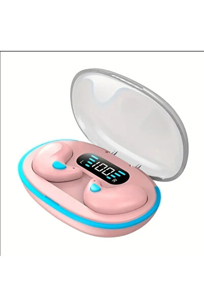 Choice1 سماعات أذن صغيرة لاسلكية للنوم باللون الوردي X55 للعمل TWS سماعة بلوت...