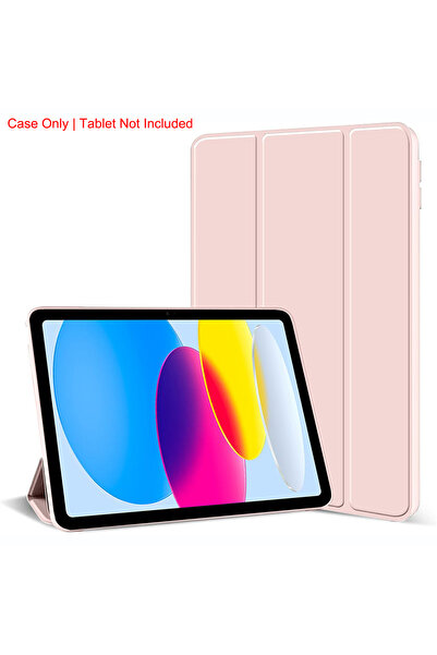Choice1 جراب قلاب ثلاثي الطيات وردي اللون من YT لجهاز iPad (A16) 2025، متوافق...