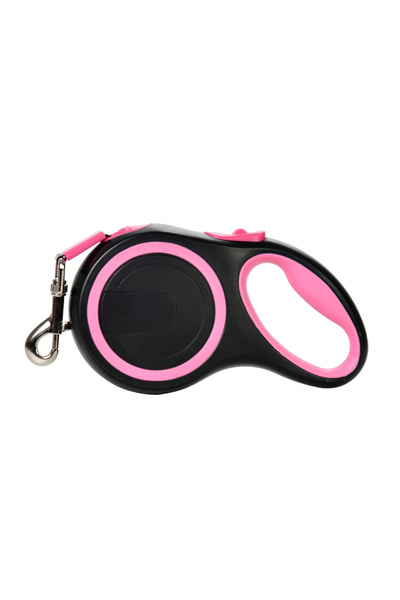 Choice4 مقود كلب كبير قابل للسحب تلقائياً باللون الأحمر الوردي، مناسب للكلاب ...