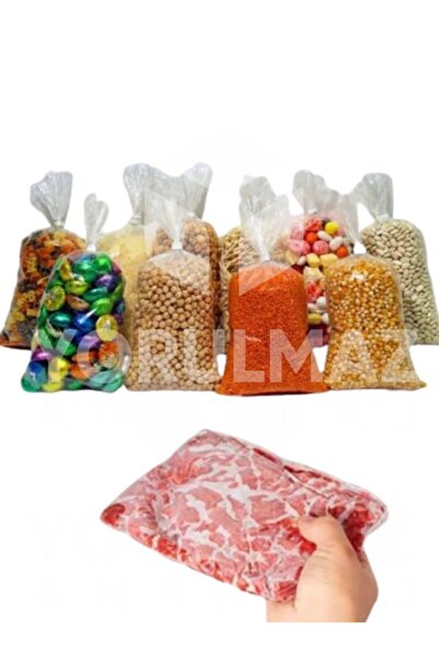 yorulmaz ambalaj حقيبة ثلاجة سميكة بسعة 1 كجم، مقاس 20×30 سم، عبوة من 50 قطعة...