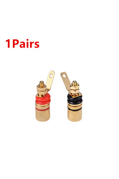 Choice3 VIKEFON 2PCS 2-10pcs Gold Plated Amplifier Speaker Terminal Binding P...