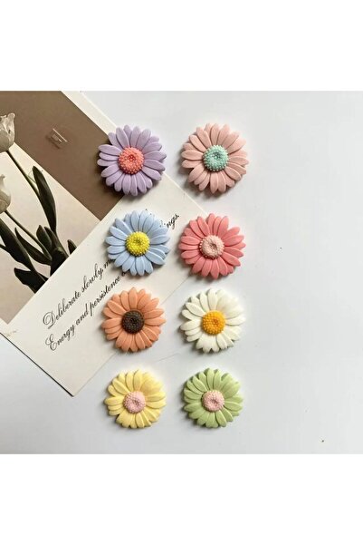 Choice4 8Pcs A Candy Flower Frosted Resin Fridge Magnets Creative Korean 3d M...