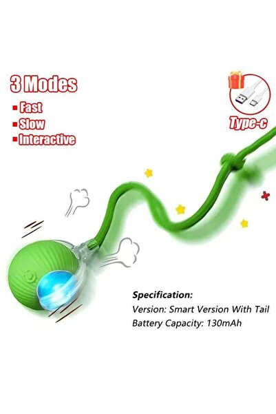 Choice لعبة كرة تفاعلية جديدة ذكية للكلاب من جرين، كرة دوارة أوتوماتيكية قابل...