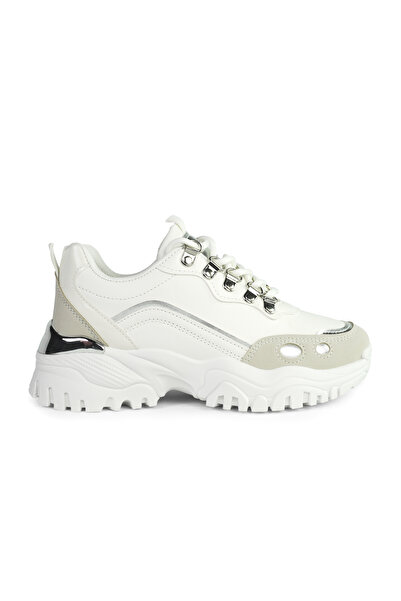 Buzzmania Women's white Kehlani sneakers