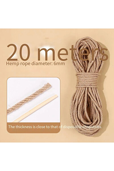 choice2 B20 20/50M Pet Cat Scratch Durable Scratch Pole Climbing Frame Fine S...