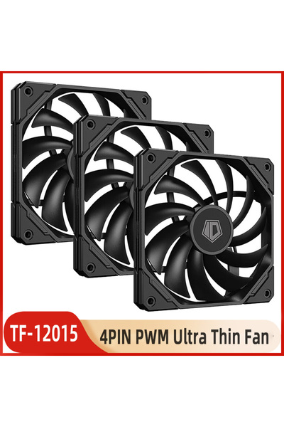 choice2 بدون إضاءة RGB كما هو موضح، أسود - 3 قطع، مروحة يحافظ على البرودة ID-...