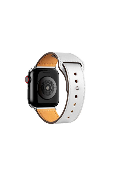 xirshop ساعة 42 ملم Kr415 Luaz بحزام جلدي (ليست ساعة) - أبيض