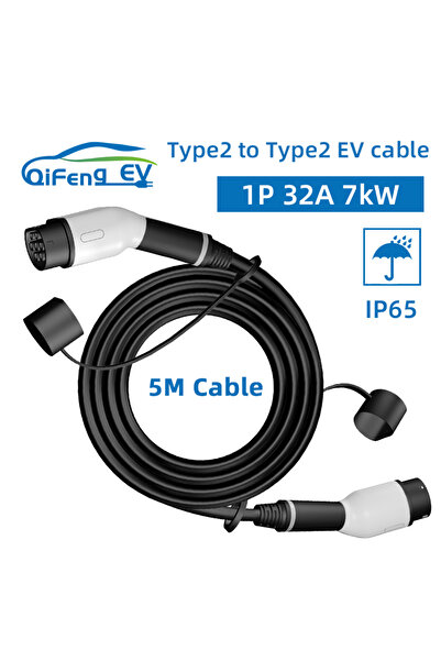 Choice4 1P 32A 7KW-5M QiFeng EV Electric Car Cable 16A 3.5KW/32A 7KW 5M Type ...