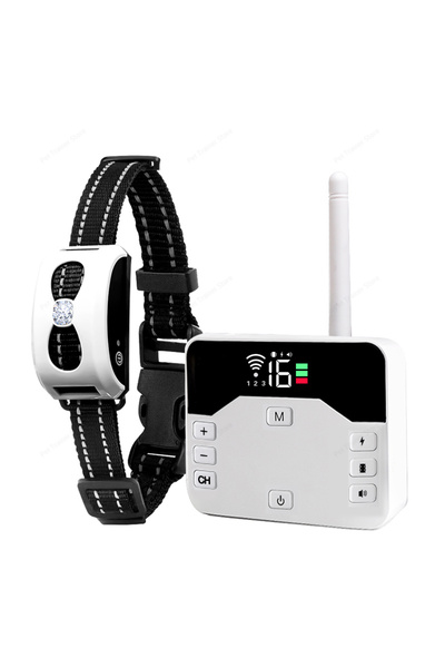 Choice4 طوق تدريب الكلاب اللاسلكي الكهربائي 2 في 1، مناسب لكلب واحد، مضاد لله...