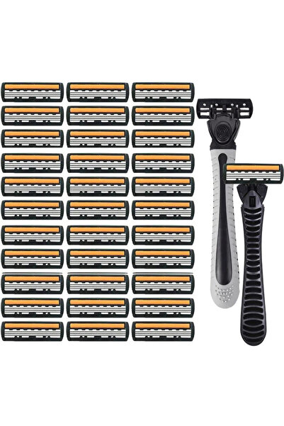 Choice9 ماكينة حلاقة رجالية بمقبضين و36 شفرة، مصنوعة من الفولاذ المقاوم للصدأ...