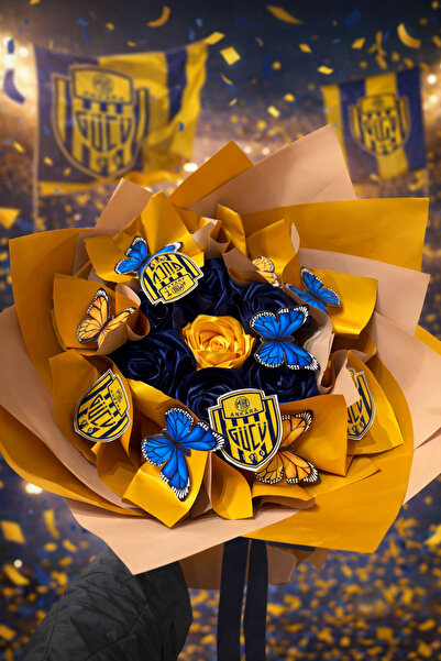 ADA HOME COLLECTION SHOP ÖZEL TASARIM ANKARAGÜCÜÜ TARAFTAR ÇİÇEK BUKETİ