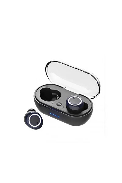 Choice4 سماعات أذن لاسلكية بلوتوث 5.0 من فيكيفون، لون أسود وأبيض، بتقنية 9D س...