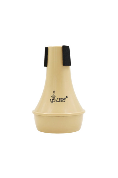 Choice3 Wood color SLADE Mini ABS Trumpet Semi-Closed Mute Damper Muffler Sil...