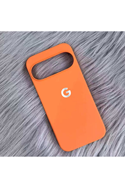 Choice10 غلاف هاتف أنيق وبسيط بلون برتقالي لامع غير لامع من البولي كربونات، م...