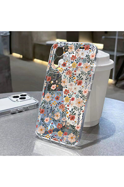 Choice12 جراب شفاف بتصميم زهور كلاسيكي لهاتف iPhone 11 JW19، متوافق مع iPhone...