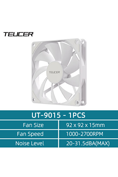 Choice5 NO RGB As shown White-1PCS TEUCER UT-9015 12V PWM 4Pin Hydraulic Bear...