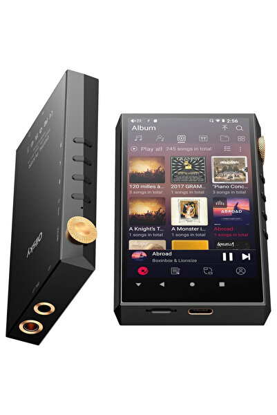 Choice مشغل صوت عالي الدقة أسود اللون، مشغل MP3 عالي الدقة من Oilsky بسعة 160...