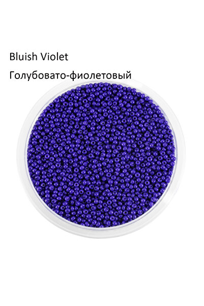 Choice46 2mmx1800pcs Bluish Violet 2mm Charm Glass beads Czech Glass Seed Bea...