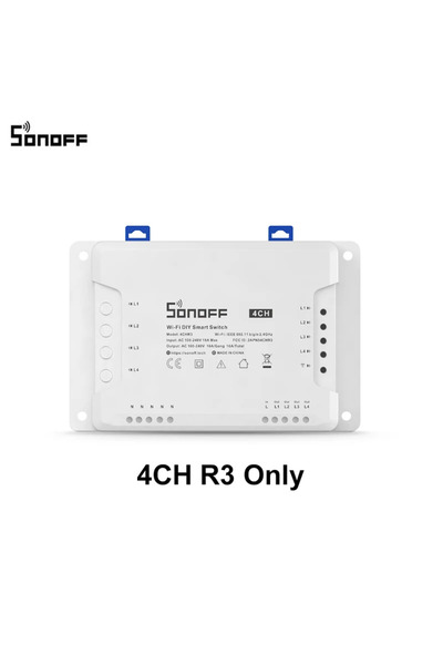Choice مفتاح ذكي رباعي القنوات بتقنية الواي فاي بتردد 433 ميجاهرتز، يُثبّت عل...