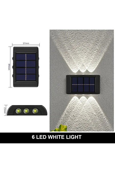 Choice8 E Solar Wall Lamp Outdoor Waterproof Solar Powered Light 4LED Beads U...