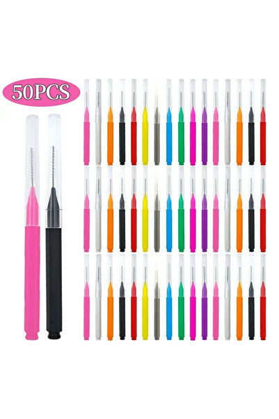 Choice8 50PCS MIX 5/10/50PCS Mini Eyebrow Brush Brow Perm Brush Disposable Br...