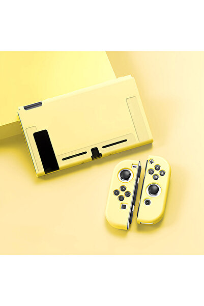Choice14 NS Yellow Protective Case Compatible With Switch OLED Cole And Joy-C...