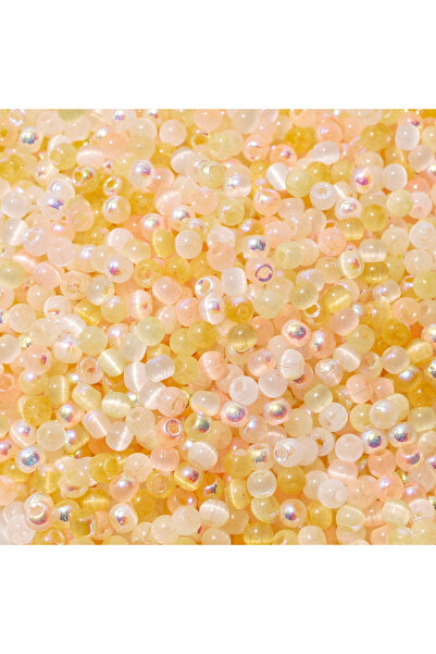 Choice3 4MM MX6 150Pcs 4mm High-Quality Cat eye Seed Glass Multi-Color Rice L...