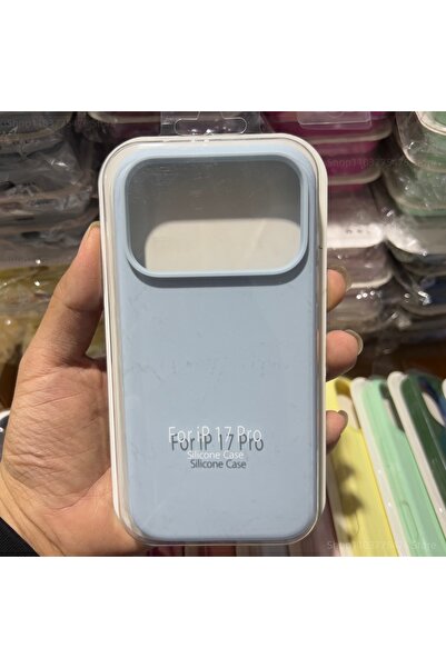 Choice Baby blue iPhone 15 Fashion Original Liquid Silicone Skin Feel Soft Ca...