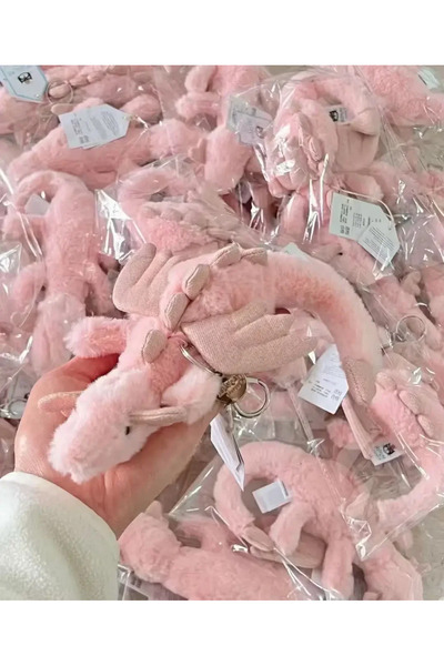 choice2 سلسلة مفاتيح بطول 20 سم و66 سم، هدية جيلي، دمية تنين ماتشا تشيري، وسل...