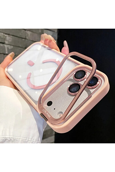 Choice iPhone17 Pro Max Pink Magnetic Clear Phone Case for apple IPhone 17 Ai...