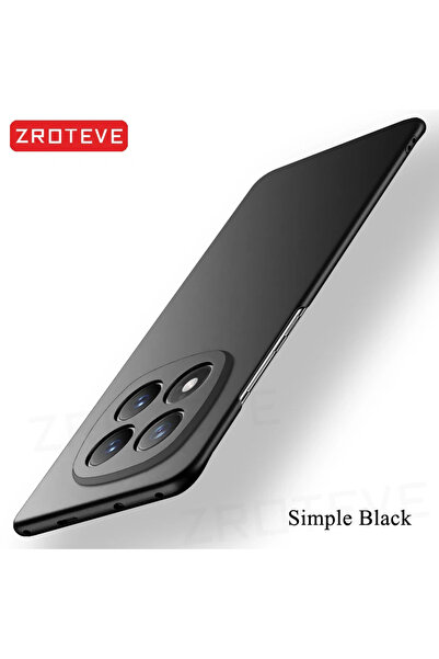 Choice68 غطاء ZROTEVE أسود بسيط نحيف من البولي كربونات المطفأ لهاتف Redmi Not...