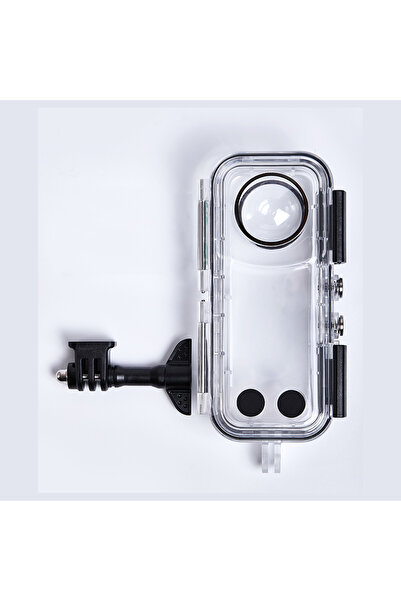 Choice جراب غوص أبيض اللون غير مرئي لكاميرا Insta360 X5، مقاوم للماء حتى عمق ...