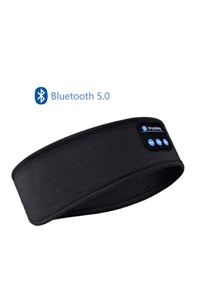 Choice black HUAWEISHI Bluetooth 5.0 Earphones Sports Sleeping Headband Elast...