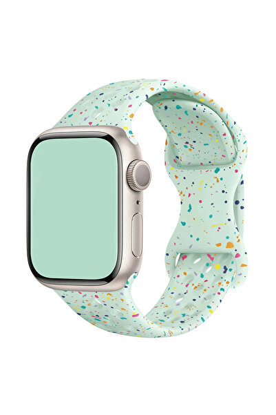 Choice69 38mm 40mm 41mm mint green-1 Color Particles Strap for Watch Ultra 2 ...