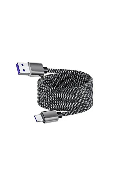 Choice1 كابل شحن سريع مغناطيسي USB-A إلى Type-C بطول 1 متر، بقدرة 65 واط، يدع...