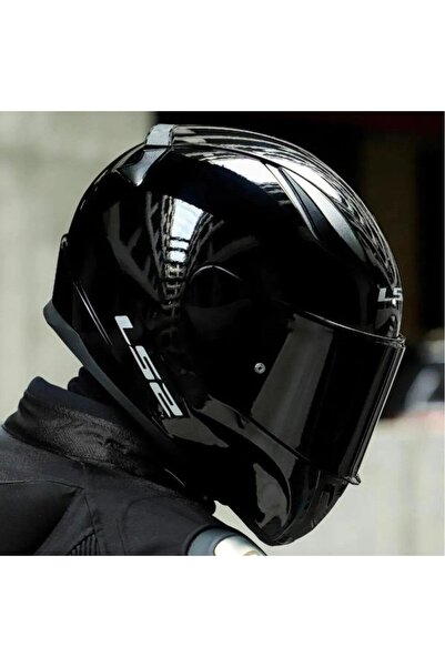 LS2 Rapid 2 Full Face Motosiklet Kaskı Siyah Vizörlü