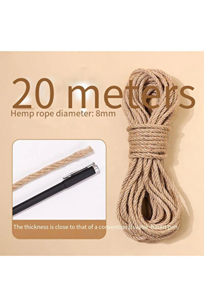 Choice C20 20/50M Pet Cat Scratch Durable Scratch Pole Climbing Frame Fine Sw...