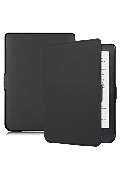 Choice غطاء أسود لجهاز Kobo Clara HD مقاس 6 بوصات، مصنوع من جلد الصناعي PU، ق...