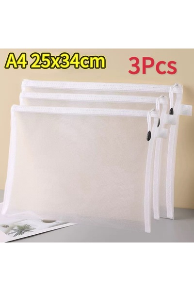 Choice8 حقيبة تخزين ألغاز بيضاء جديدة مكونة من 3 قطع، كبيرة الحجم، مناسبة لمك...