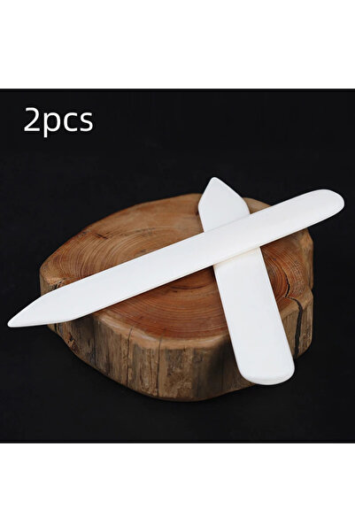 Choice3 2 Piece Shape A WUTA 100% OX Bone Real Cow Bone Folders Leather Tools...