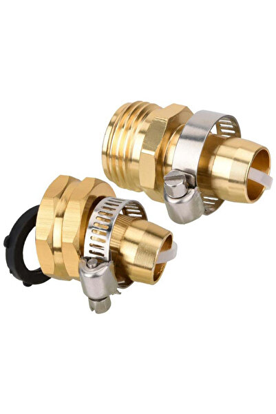 choice2 طقم إصلاح خرطوم الحديقة (قطعتان) مقاس 3/4 بوصة، يتضمن موصل خرطوم مع م...