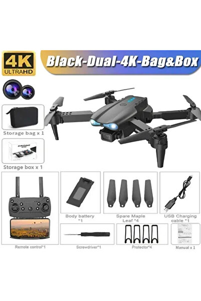 Choice1 Dual-camera Black New E99Pro RC Drone 4K Professinal With 1080P Wide ...