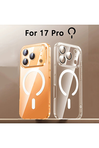 Choice4 جراب حماية خلفي كامل مغناطيسي شفاف لهاتف آيفون 17 برو ماكس و17 إير، غ...
