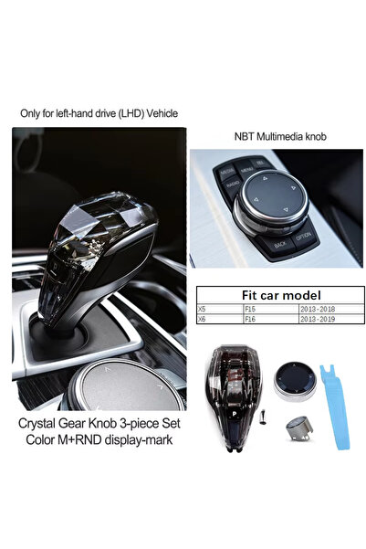 Choice1 مجموعة مقابض ناقل الحركة الكريستالية NBT-X5 X6 F Series لسيارات BMW ا...