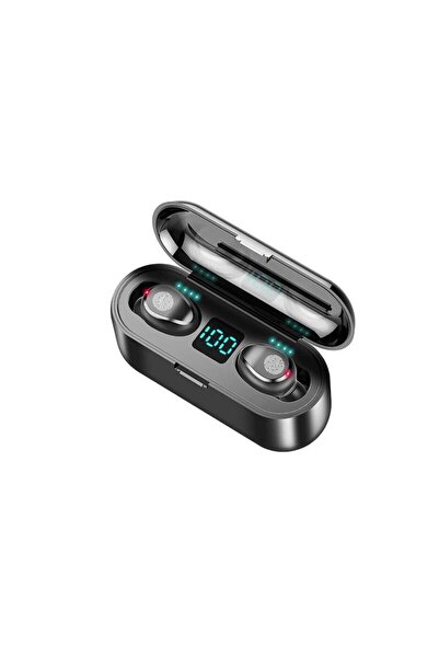 Choice سماعات أذن رياضية لاسلكية TWS F9 سوداء، سماعات بلوتوث رياضية 5.1، مناس...