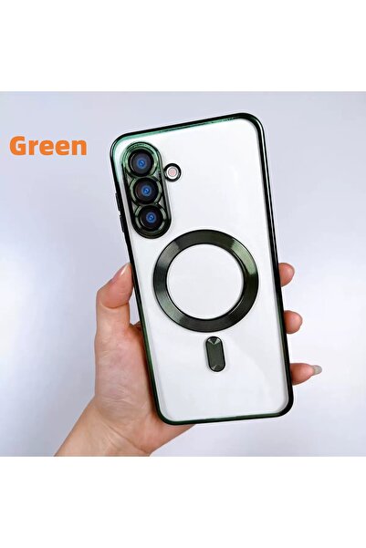 choice2 جراب حماية كاميرا وجراب حماية شفاف أخضر فاخر مطلي بالكهرباء، مقاوم لل...