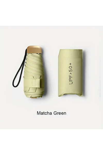 Choice7 مظلة حديدية خضراء فاتحة فائقة الخفة للحماية من الأشعة فوق البنفسجية -...