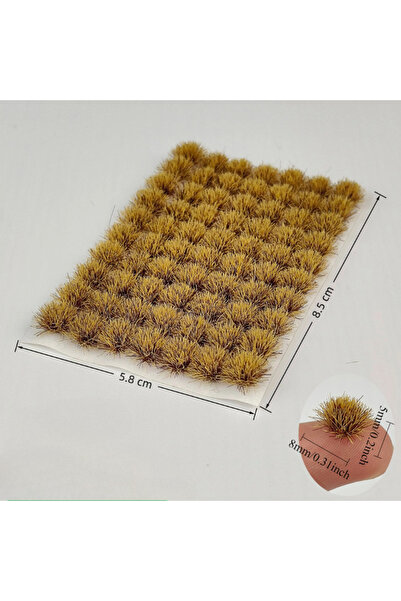 choice2 70 خصلة عشب صناعي ثابت لتزيين الحدائق المصغرة، خصلات عشب صغيرة الحجم،...